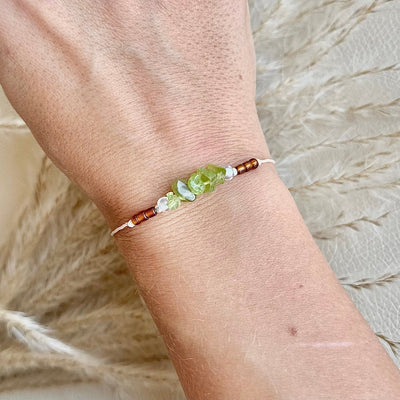 Armband August Geburtsstein Peridot - Armbänder