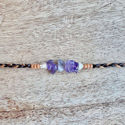 Armband Februar Geburtsstein Amethyst - Armbänder