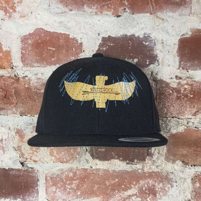 Cap mit Adler aus Leder und Stickerei, unisex - Cap