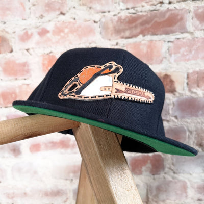 Personalisiertes Snapback - Cap mit Lederpatch - Cap